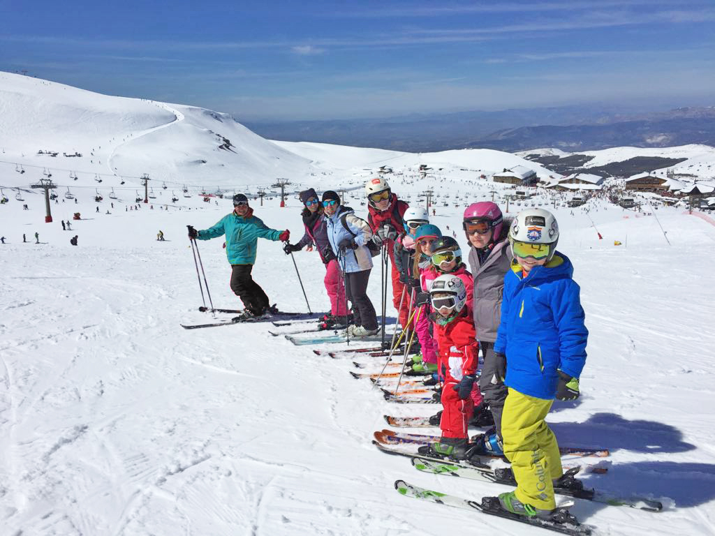 Esqui en Familia en Sierra nevada